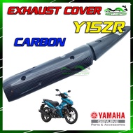 YAMAHA Y15 Y15ZR Y16 Y16R MUFFLER COVER MUFFLER END CAP CARBON MUFFLER PROTECTOR [ CARBON ]
