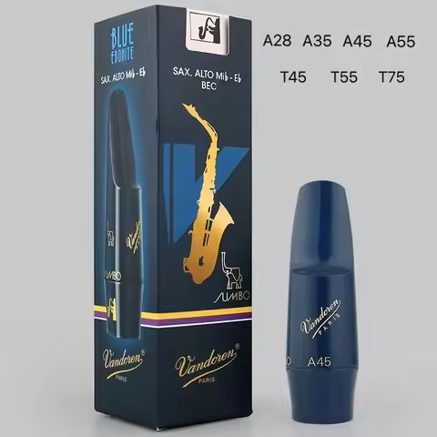 French Blue Elephant Saxophone Mouthpieces, Alto and Tenor, Models A28 A35 A45 A55 T45 T55 T75, Saxo
