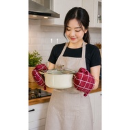 Heat-resistant oven gloves 2 pcs/ microwave gloves heat-resistant oven gloves/ oven gloves cooking g