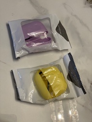 《黃色+紫色》輕巧AirPods 3代保護套 素色耳機保護套 環保藍牙 藍芽耳機保護套 生日禮物