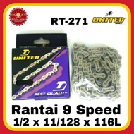 United RT-271 9 Speed Bicycle Chain
