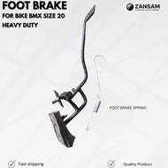 FOOT BRAKE FOR BMX BIKE SIZE 20 – HEAVY DUTY + FOOT BRAKE SPRING- Zansam BMX Bike Parts Bicycle Acce