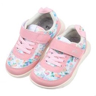 童鞋(15~18公分)日本IFME輕量系列粉紅花染兒童機能運動鞋P2R402G