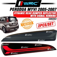 Perodua Myvi 2005 - 2007 Dynamic Rear Bumper Reflector With Signal Running