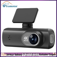 【Local Shipment】4K Dash Cam Smart Connect เครื่องบันทึกรถในตัว WiFi Dual Lens Car Camcorder 24 ชั่วโ