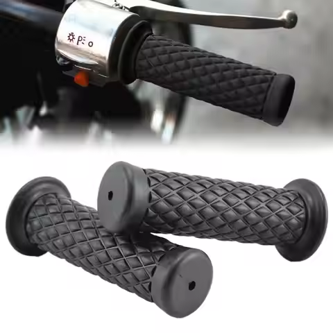 Universal 7/8" 22mm Ha Motorcycle Handlebar Grips Non-slip Rubber Handlebar Grips For Honda Suzuki Y