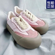 Bai Jingting Same Style Rose Salt Pink GOODBAI Fluffy Shoes Female Red Preppy Style Thick-Soled Fat 