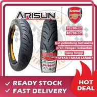 ARISUN TUBELESS TYRE 2024 70/90 80/90 RACING COMPOUND TAYAR TYRE TIRE TAYAR TIUBLESS TAHAN LASAK MAX