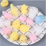 1PC Cartoon Cute Mini Animal Squishy Toys Squeeze Ball kneading Toys Stress Relief Toy