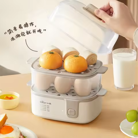 Bear egg steamer, automatic power failure, egg cooker, household small steamer integrated