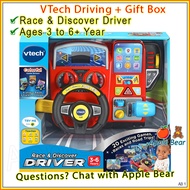 VTech 🍎 Race & Discover Driver (Age 3 to 6+ Year) Daytona Initial D Rally Ridge Racer / AppleBear