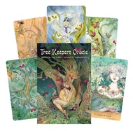 10.4*7.3cm Tree Keepers Oracle 44 Pcs Cards Oracle Deck Party Game