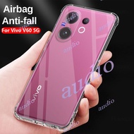 Vivo V60 5G Shockproof Four Corner Anti-Falling Soft TPU Case For vivo V60 Pro VivoV60 Pro 5G Soft S