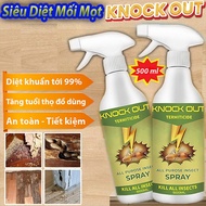 Chai Xịt Diệt Mối Mọt Tận Gốc Knock Out 500ml Nguồn Gốc Thảo Mộc Diệt Mối Mọt Gỗ Tủ Bếp Sàn Gỗ