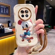 Realme 12 5G 13 5G C65 5G Narzo 70X 5G Narzo N65 5G Case With Cartoon Lanyard