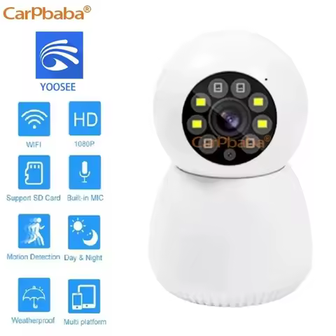 CARPBABA YOOSEE 2MP WIFI IP Camera Surveillance Full Color Night Vision Security Protection Wireless
