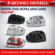 NEW TOYOTA VIOS NCP42 TAIL LIGHT LAMP 03-06 (SMOKE,CLEAR BLACK,SMOKE LED DEPO,SMOKE LED EAGLE EYES,R