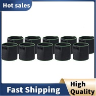 10-Pack 1 Gallon Grow Bags Heavy Duty Container Thickened Non Woven Fabric Plant Pots with Handles