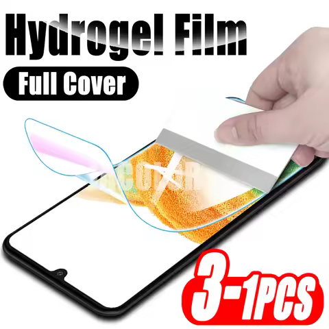 Front 1-3PCS Screen Protector Hydrogel Film For Samsung Galaxy A33 A32 5G 4G A31 Protective Cover Ge