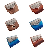 Kalimba 34 Keys Thumb Piano Veneer Finger Piano Kalimba Wooden Musical Instrument With Protection Case Cleaning Cloth Color Sound Sticker Tuning Hammer Music Score
