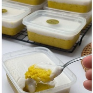RORA - (10 Pcs) 300ml Disposable Microwavable Container With Lid l Bekas Kukus Kek Tahan Panas l Ove