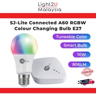 SJ-Lite Connected A60 RGBW Colour Changing Bulb E27 [16 Million Colours]