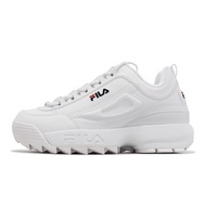 Fila Casual Shoes Disruptor 2 1998 White Women's Korean Version Sawtooth Thick-Soled Heightened Leather ACS 4C608X125
