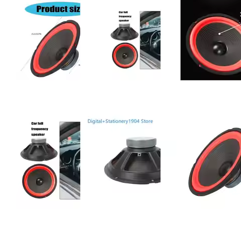 E06C 4Ohm 8inch Car Speakers Subwoofer Automotive Music Full Ranges Frequency Car Stereo Speakers Su