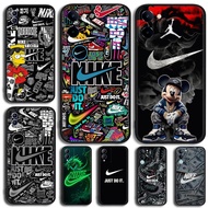 Compatible with TPU soft black silicone phone case Ni ke for Vivo V7 Plus Y79 V9 Y85 Y89 V11i V11 V1