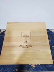 近全新 禮盒 木製 木質盒子 收納盒 HANDMADE  手工餅乾盒子