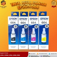 1SET TINTA EPSON 664 FOR INK PRINTER L120 L210 L310 L360(BOTOL BARU)