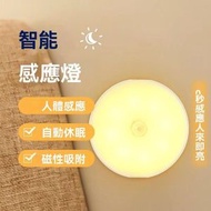 LED智能人體感應燈小夜燈 | 衣櫥燈 | 感應玄關樓梯燈 | U盤充電感應小夜燈-1W / 人體感應【黃光】