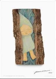 全新 中村萌 海報 Moe Nakamura Poster Blue Forest