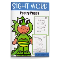 【New Arrival in Stock】Kids English Workbook Early Learning Activity Book Sight Word Tracing Pen Cont