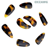 PINCHPH 8PCS Guzheng Nail Covers, Tortoiseshell Transparent Blue Color Plastic Guzheng Finger Picks,