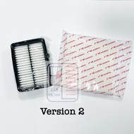 (PROMO any 4sets $40) Engine air filter + aircon white filter for Honda Vezel Freed Shuttle Fit City (Petrol &amp; Hybrid)