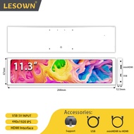 [MLDP] LESOWN 11.3 8.8 7.9" Long Strip HDMI Display IPS 480x1920 White mini Monitor Secondary Screen