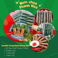 Combo of 4 Types of Nem Chua - Trial Price - Nem Chua Thanh Hoa