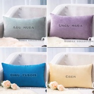 Premium plain suede sofa cushion cover size (30x50) (30x60) (40x60)