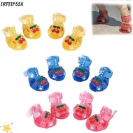 IRTJIFSSX Pet Shoes, Silicone Breathable Pet Jelly Shoes,  Style Multi-Size Cool Cat Dog Shoes Pet