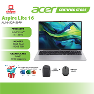 ACER ASPIRE LITE 16 AL16-52P-59PP/AL16-54P-54PX LAPTOP ( I5-1334U 16GB RAM 512GB SSD Intel16" WUXGAS