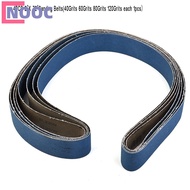 【NOOC】4pcs 2"x 72" 40/60/80/120Girt Ceramic Sanding Belts Bands Coarse Grinding