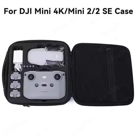 For DJI Mini 4K/Mini 2/Mini 2 SE Storage Bag Carrying Case EVA Shoulder Bag Handbag Traveling Box Fo