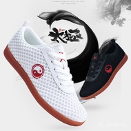 Tai Chi Practice Shoes Summer Mesh Breathable Lightweight Eight-Segment Brocade Practice Martial Art