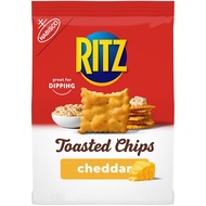 Ritz Toasted Chips Cheddar แครกเกอร์อบกรอบ รสเชดด้า 229g.