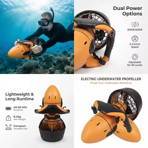 Submersible Electric Underwater Propeller 500W Brushless Motor Water Thruster for Diving SUP ROV OEM