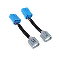 2pcs H13 Wiring Harness Adapter for 9007 Headlight Conversion Ceramic Connector Pigtail Waterproof S