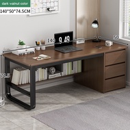 Meja Kantor Meja Komputer Meja Kerja Minimalis Meja Belajar Serbaguna 140CM Meja Kantor Dengan La