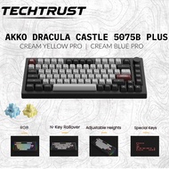 [AKKO 5075B PLUS Dracula Castle Keyboard] ARGB LED Mechanical Keyboard 82-Key with Knob for GAMING