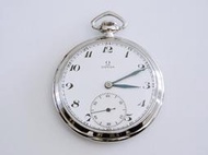 1936S-1938S原裝真品 典藏 OMEGA 歐米茄 經典琺瑯瓷面古董機械懷錶